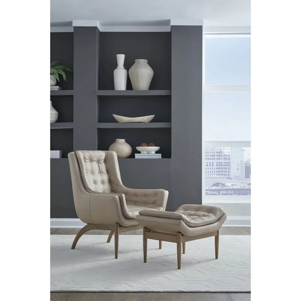 Verona Leather Stylish Design Chair - LOOMLAN - Olivia + Quinn - Club Chairs