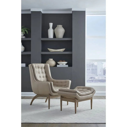 Verona Leather Stylish Design Chair - LOOMLAN - Olivia + Quinn - Club Chairs