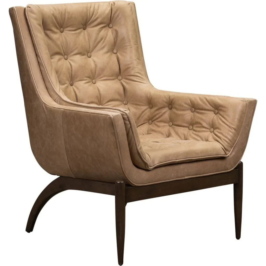 Verona Leather Stylish Design Chair - LOOMLAN - Olivia + Quinn - Club Chairs