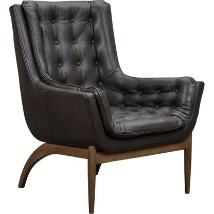 Verona Leather Stylish Design Chair - LOOMLAN - Olivia + Quinn - Club Chairs