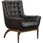Verona Leather Stylish Design Chair - LOOMLAN - Olivia + Quinn - Club Chairs