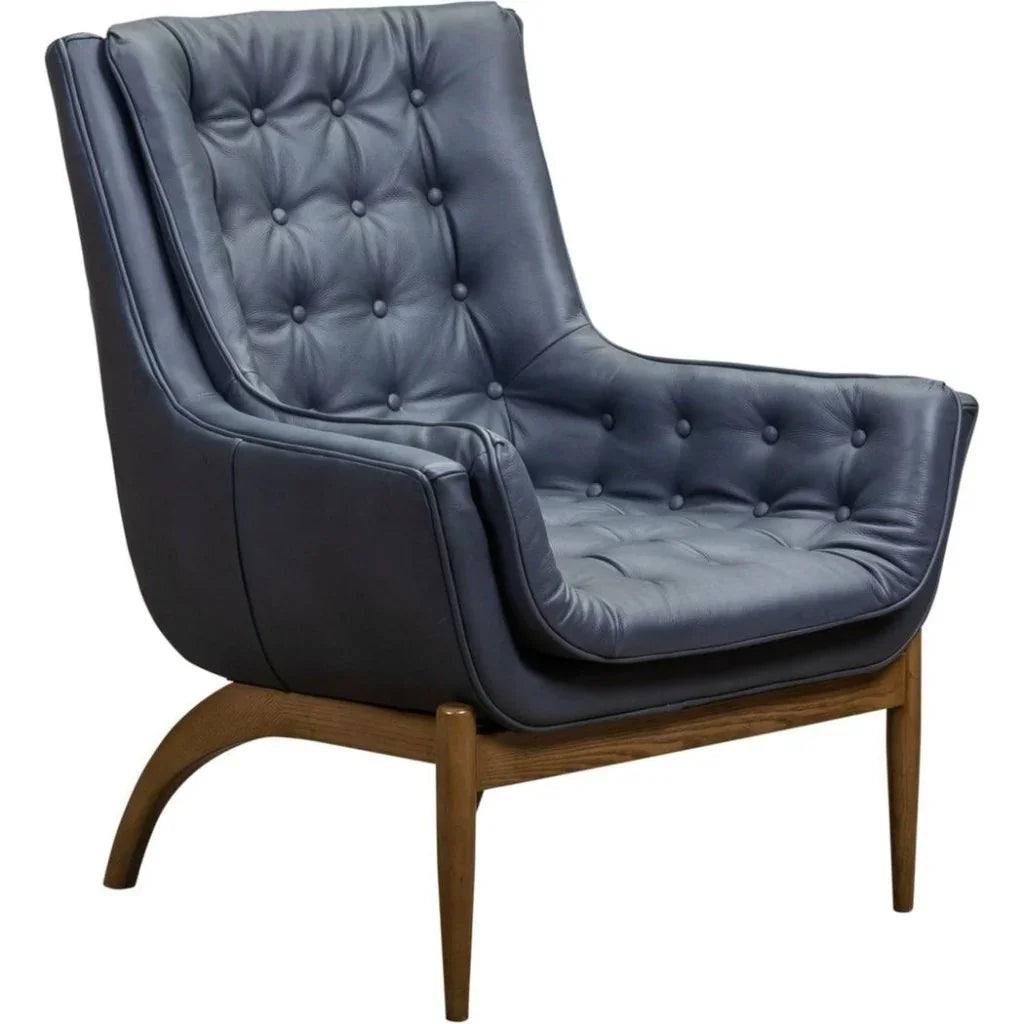 Verona Leather Stylish Design Chair - LOOMLAN - Olivia + Quinn - Club Chairs