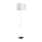 Verona Textured Steel Floor Lamp-Floor Lamps-Chelsea House-LOOMLAN