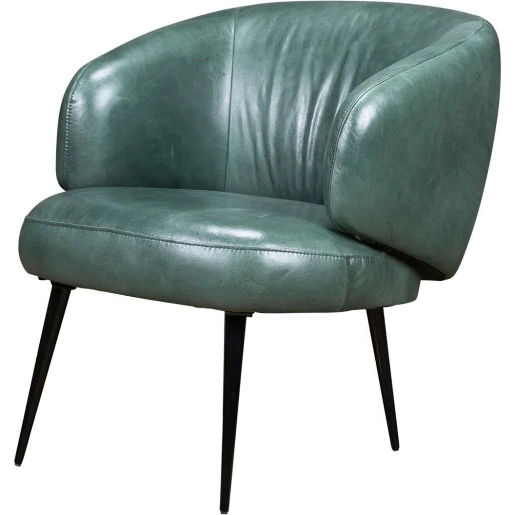 Versa Yukon Aesthetic Leather Chair - LOOMLAN - Olivia + Quinn - Club Chairs