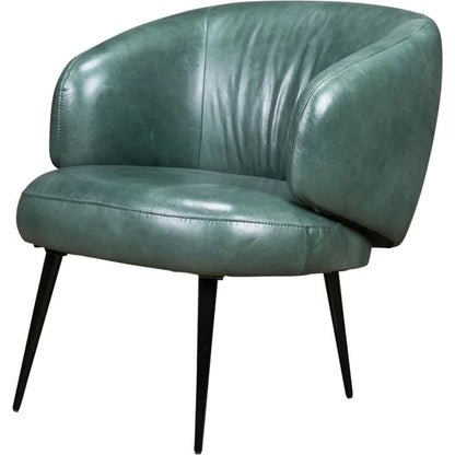 Versa Yukon Aesthetic Leather Chair - LOOMLAN - Olivia + Quinn - Club Chairs