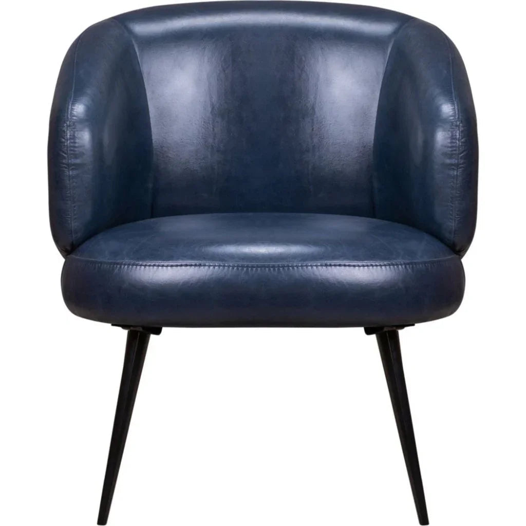 Versa Yukon Aesthetic Leather Chair - LOOMLAN - Olivia + Quinn - Club Chairs