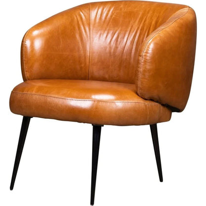Versa Yukon Aesthetic Leather Chair - LOOMLAN - Olivia + Quinn - Club Chairs