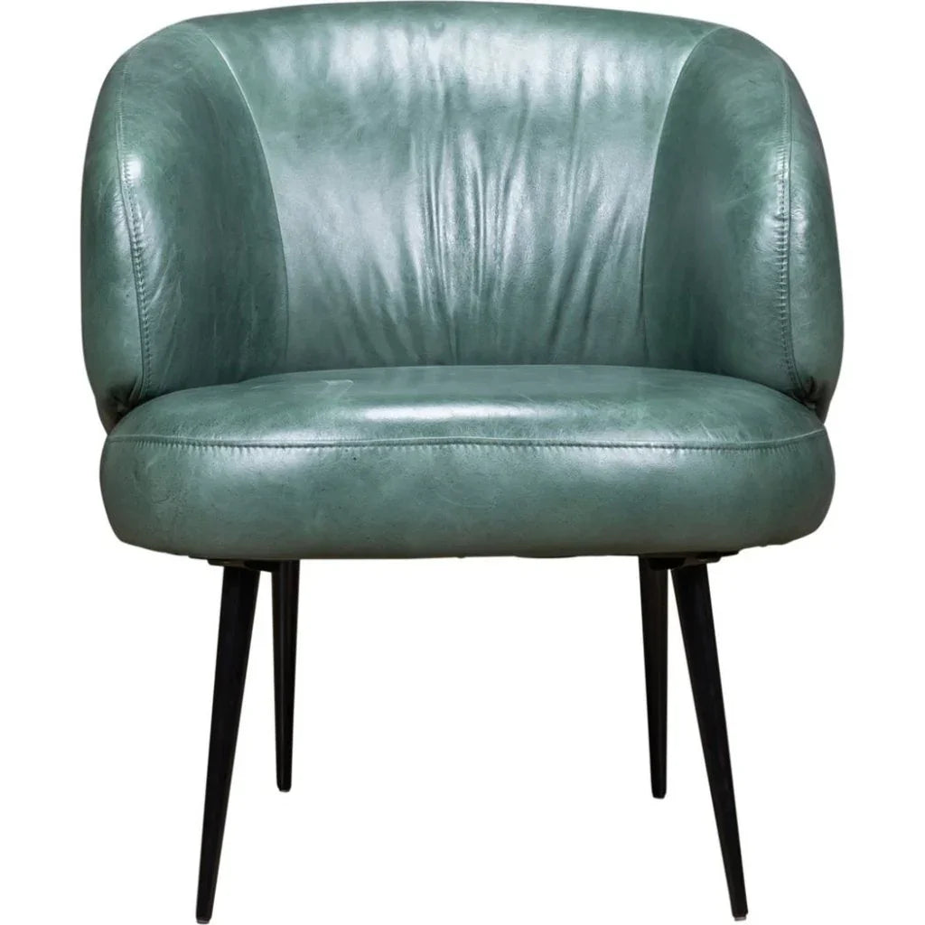Versa Yukon Aesthetic Leather Chair - LOOMLAN - Olivia + Quinn - Club Chairs