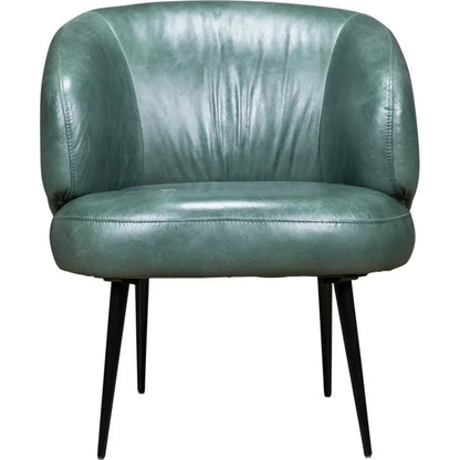 Versa Yukon Aesthetic Leather Chair - LOOMLAN - Olivia + Quinn - Club Chairs