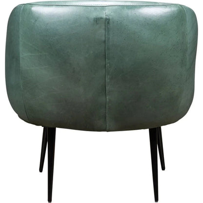 Versa Yukon Aesthetic Leather Chair - LOOMLAN - Olivia + Quinn - Club Chairs