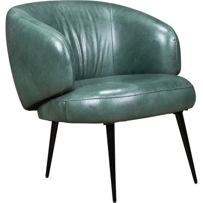 Versa Yukon Aesthetic Leather Chair - LOOMLAN - Olivia + Quinn - Club Chairs
