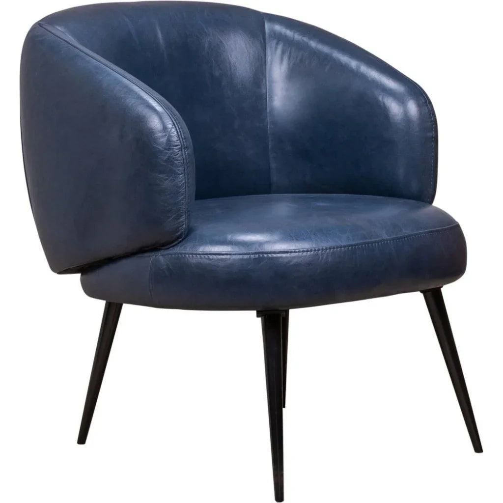 Versa Yukon Aesthetic Leather Chair - LOOMLAN - Olivia + Quinn - Club Chairs