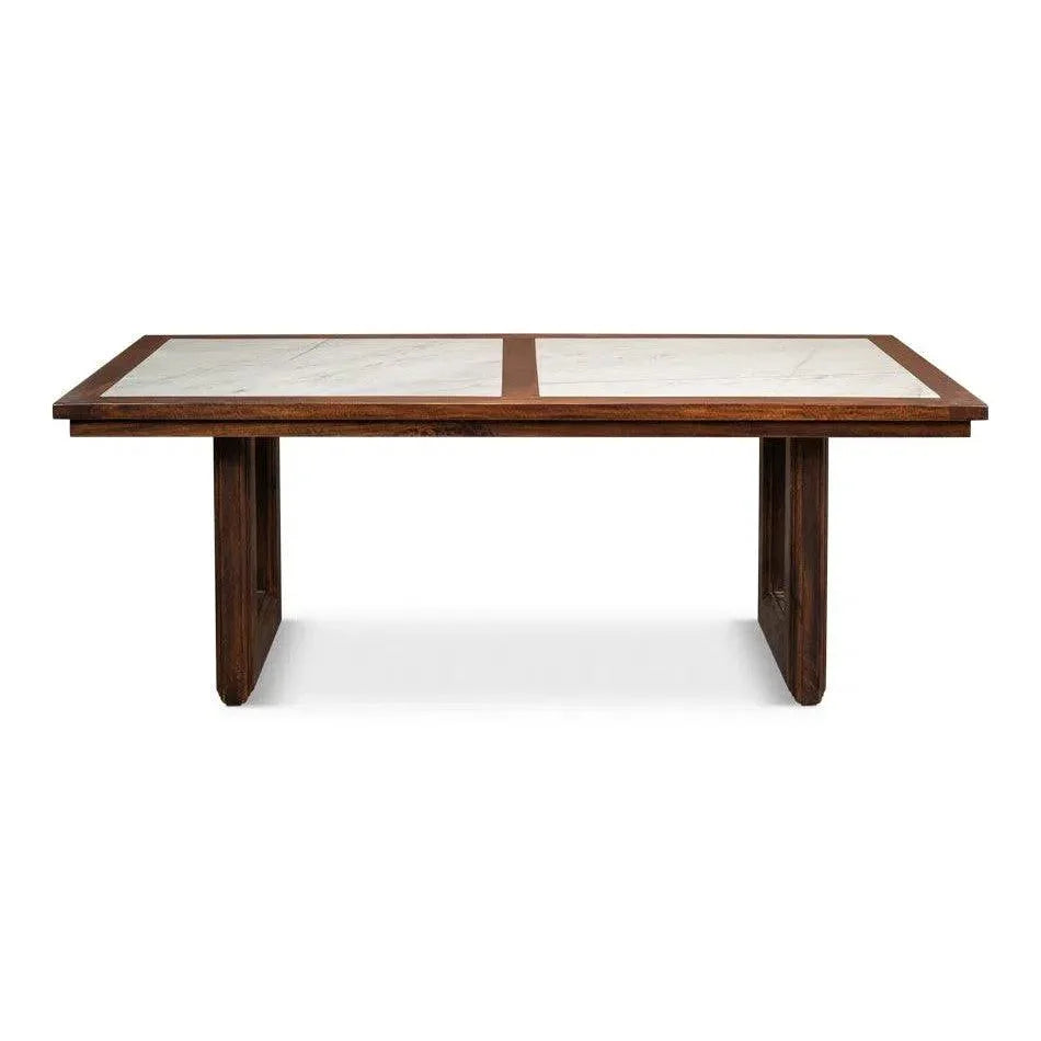 Versatilis Dining Table-Dining Tables-Sarreid-LOOMLAN