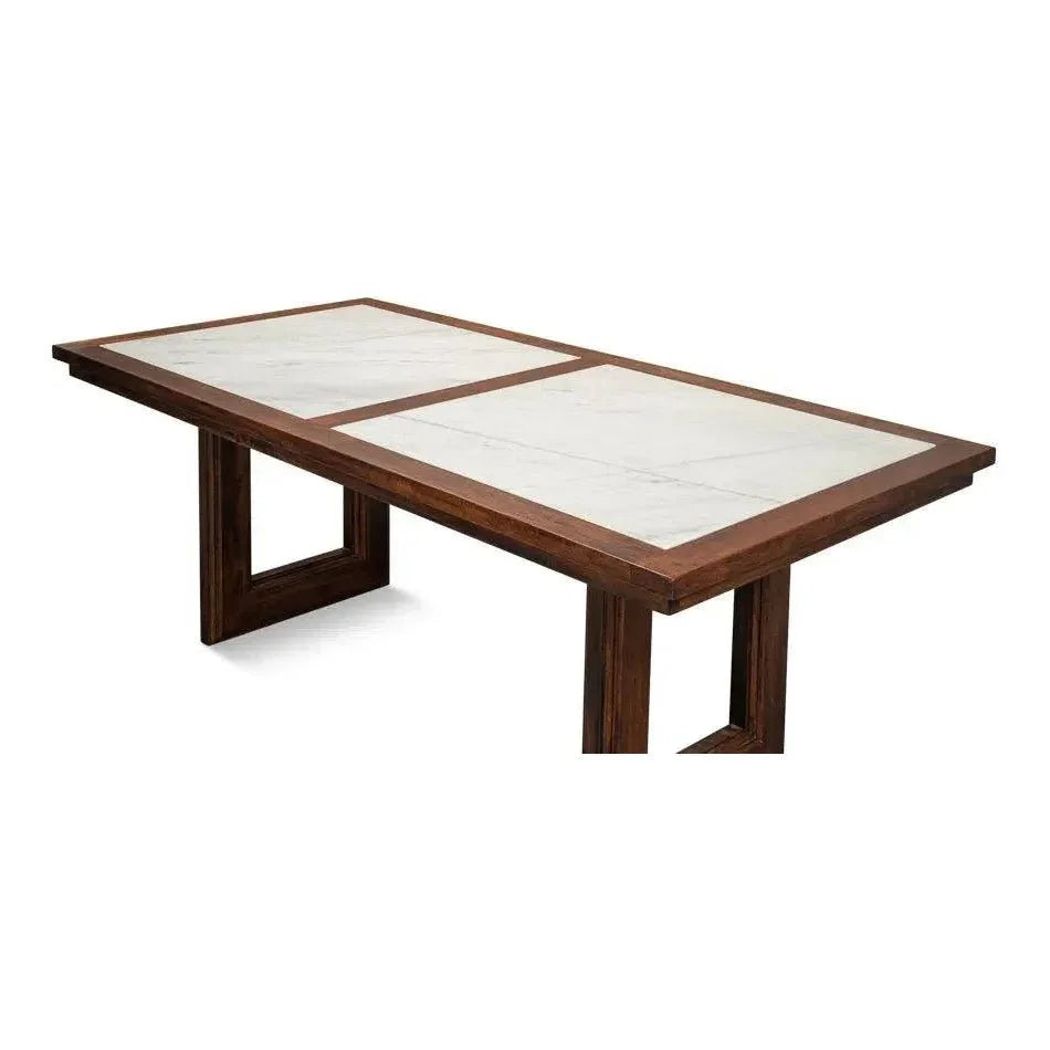 Versatilis Dining Table-Dining Tables-Sarreid-LOOMLAN