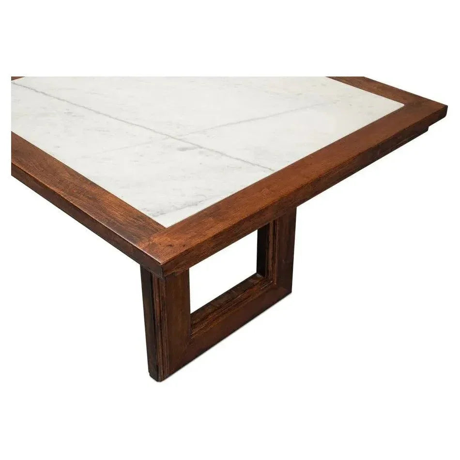 Versatilis Dining Table-Dining Tables-Sarreid-LOOMLAN