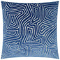 Vertigo Blue Abstract Blue Large Throw Pillow Insert - LOOMLAN - D.V. Kap - Throw Pillows