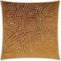 Vertigo Rust Abstract Copper Large Throw Pillow Insert - LOOMLAN - D.V. Kap - Throw Pillows