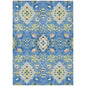 Vespera Blue Washable Indoor-Outdoor Rug-Outdoor Rugs-LOOMLAN Rugs-2'6" x 3'10"-LOOMLAN