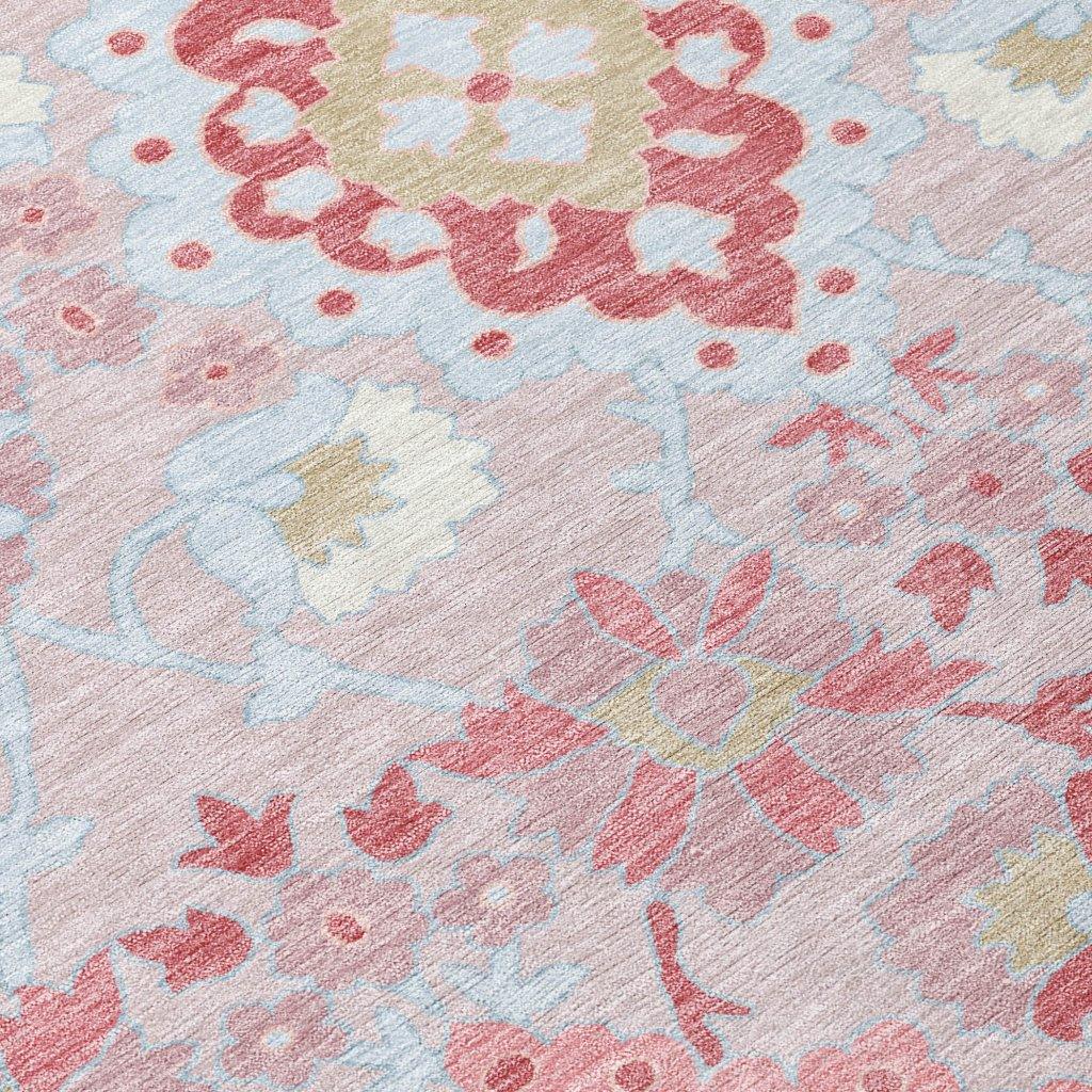 Vespera Blush Washable Indoor-Outdoor Rug-Outdoor Rugs-LOOMLAN Rugs-LOOMLAN