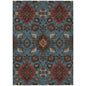 Vespera Denim Washable Indoor-Outdoor Rug-Outdoor Rugs-LOOMLAN Rugs-2'6" x 3'10"-LOOMLAN