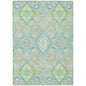 Vespera Green Washable Indoor-Outdoor Rug-Outdoor Rugs-LOOMLAN Rugs-2'6" x 3'10"-LOOMLAN