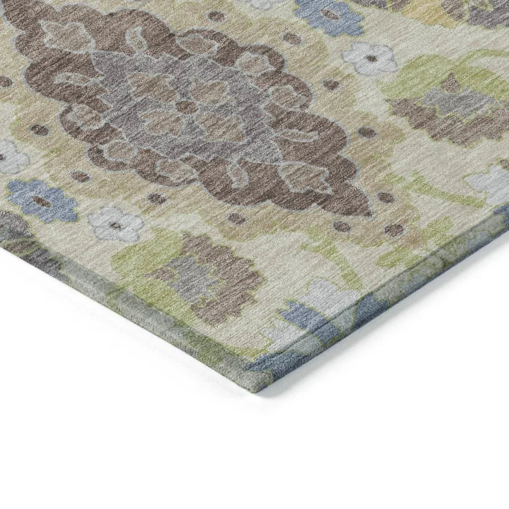 Vespera Ivory Washable Indoor-Outdoor Rug-Outdoor Rugs-LOOMLAN Rugs-LOOMLAN