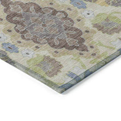 Vespera Ivory Washable Indoor-Outdoor Rug-Outdoor Rugs-LOOMLAN Rugs-LOOMLAN