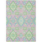 Vespera Pink Washable Indoor-Outdoor Rug-Outdoor Rugs-LOOMLAN Rugs-2'6" x 3'10"-LOOMLAN