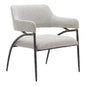 Vesterboro Wood & Steel Gray Accent Arm Chair - LOOMLAN - Zuo Modern - Accent Chairs
