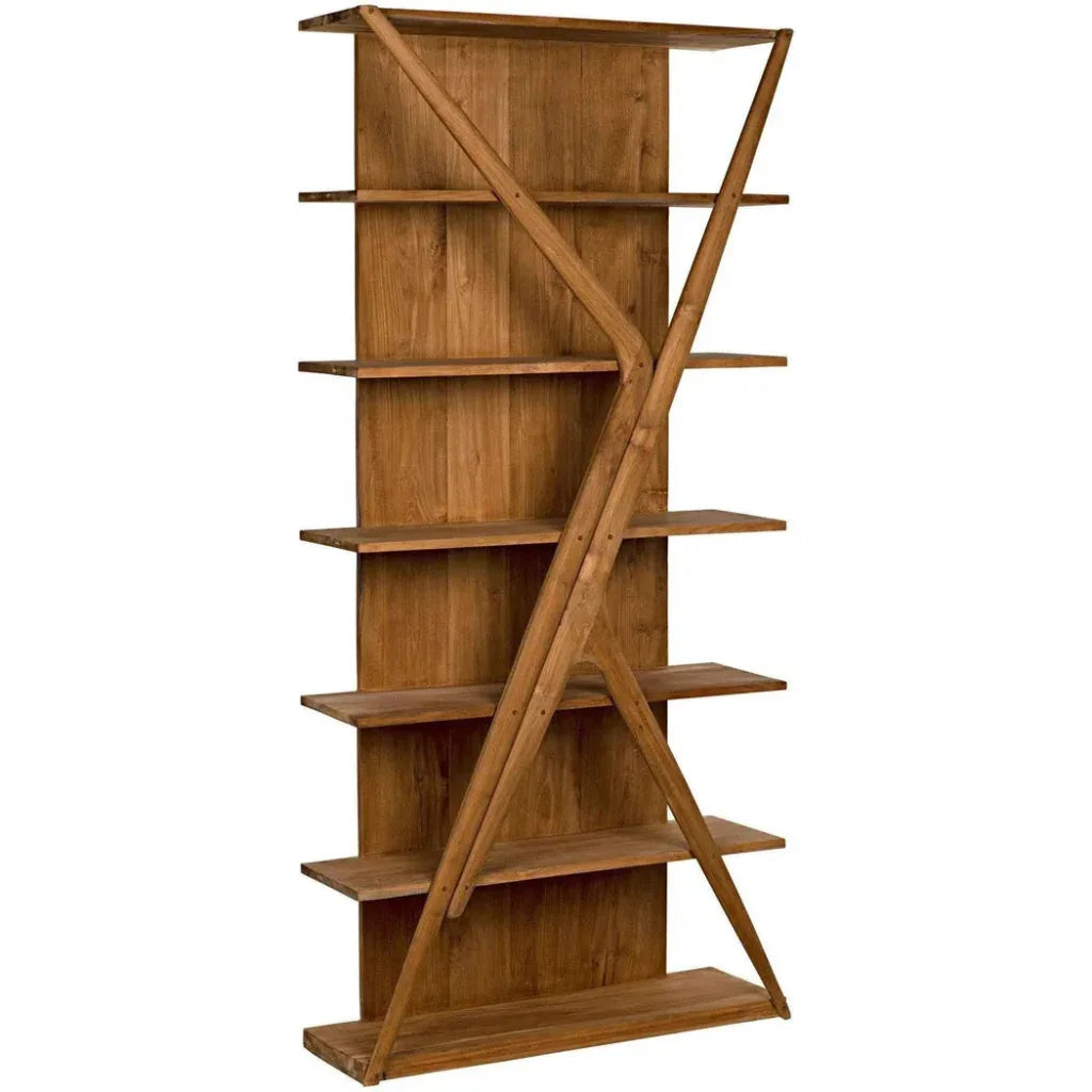 Vetra Teak Wood Bookcase