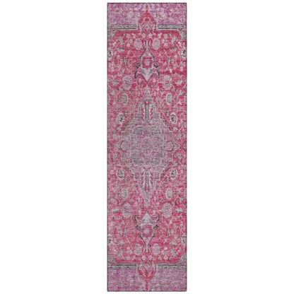 Vexira Pink Washable Indoor - Outdoor Rug - LOOMLAN - LOOMLAN Rugs - Outdoor Rugs