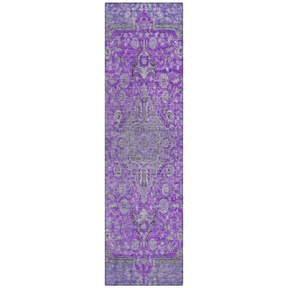 Vexira Purple Washable Indoor - Outdoor Rug - LOOMLAN - LOOMLAN Rugs - Outdoor Rugs
