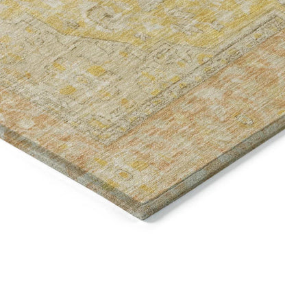 Vexira Wheat Washable Indoor - Outdoor Rug - LOOMLAN - LOOMLAN Rugs - Outdoor Rugs