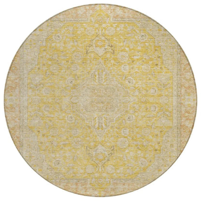 Vexira Wheat Washable Indoor - Outdoor Rug - LOOMLAN - LOOMLAN Rugs - Outdoor Rugs