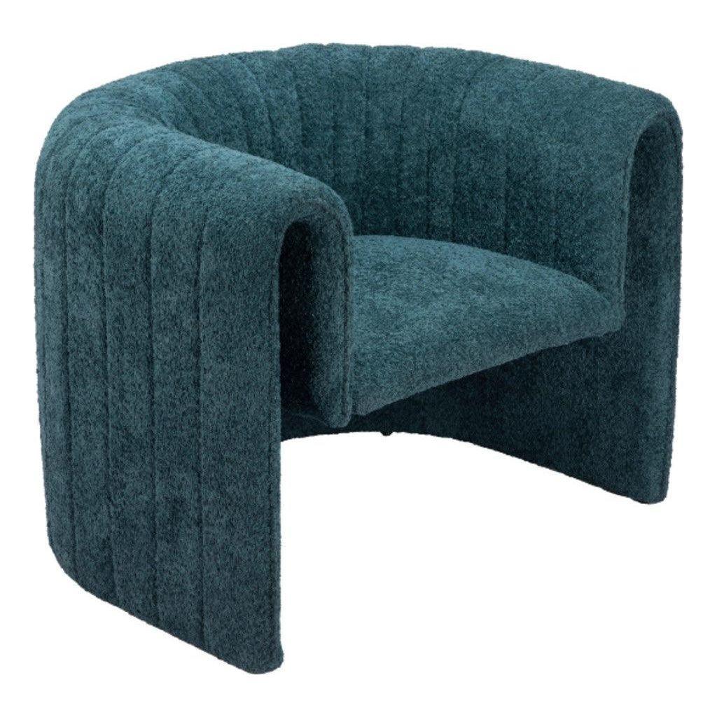 Viana Accent Chair Aquamarine - LOOMLAN - Zuo Modern - Accent Chairs