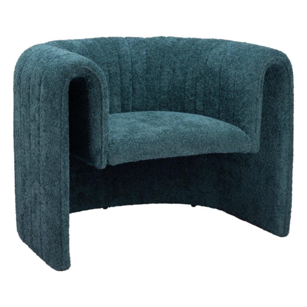 Viana Accent Chair Aquamarine - LOOMLAN - Zuo Modern - Accent Chairs