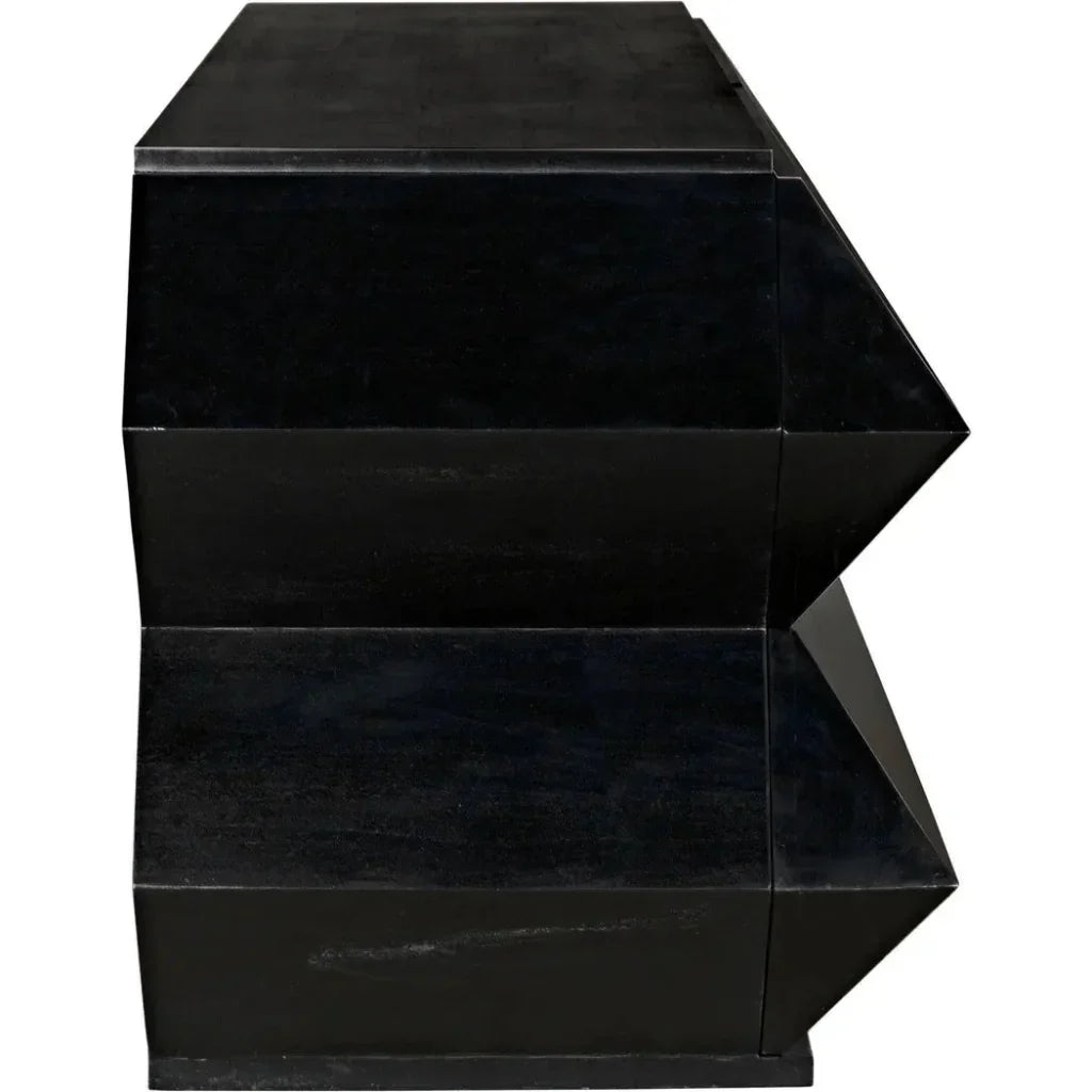 Vico Wood Black Dresser - LOOMLAN - Noir - Dressers
