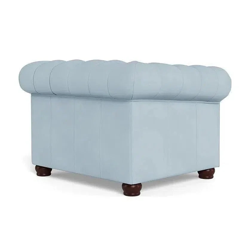 Victoria Leather Chesterfield Club Chair - LOOMLAN - Uptown Sebastian - Club Chairs