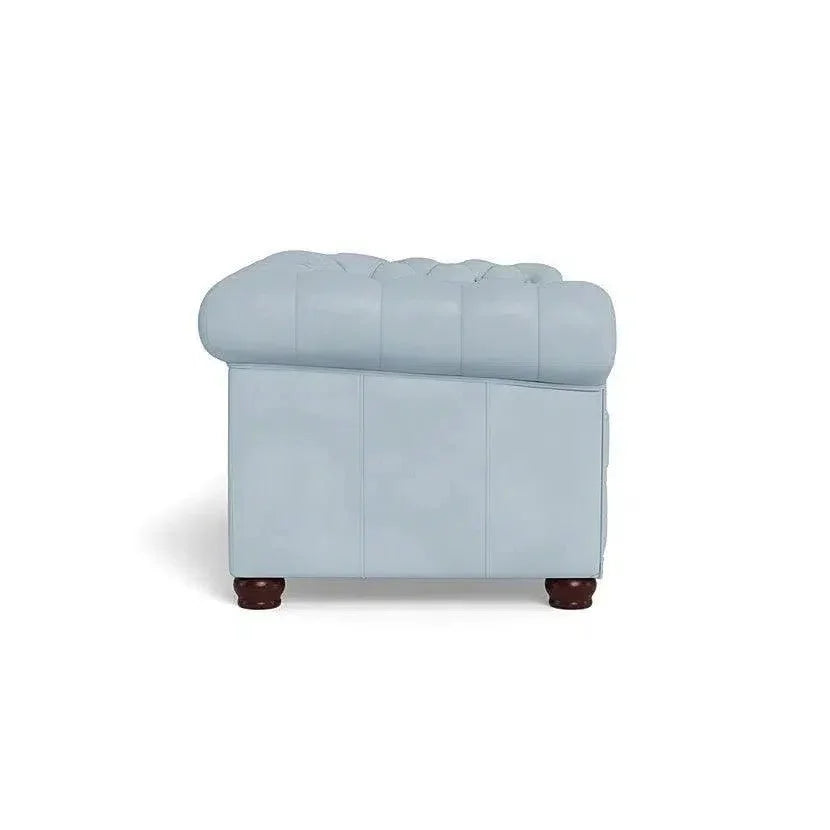 Victoria Leather Chesterfield Loveseat - LOOMLAN - Uptown Sebastian - Sofas & Loveseats