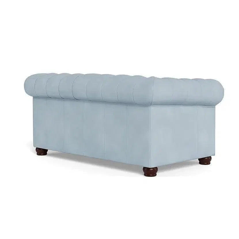 Victoria Leather Chesterfield Loveseat - LOOMLAN - Uptown Sebastian - Sofas & Loveseats