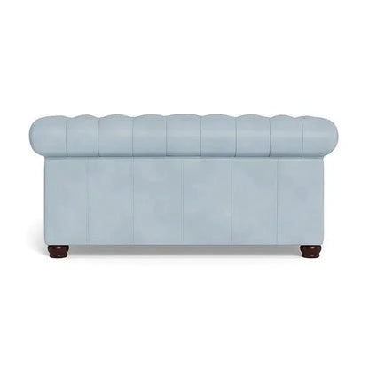 Victoria Leather Chesterfield Loveseat - LOOMLAN - Uptown Sebastian - Sofas & Loveseats