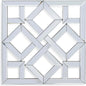 Vida Wood Silver Wall Mirror - LOOMLAN - Bassett Mirror - Wall Mirrors