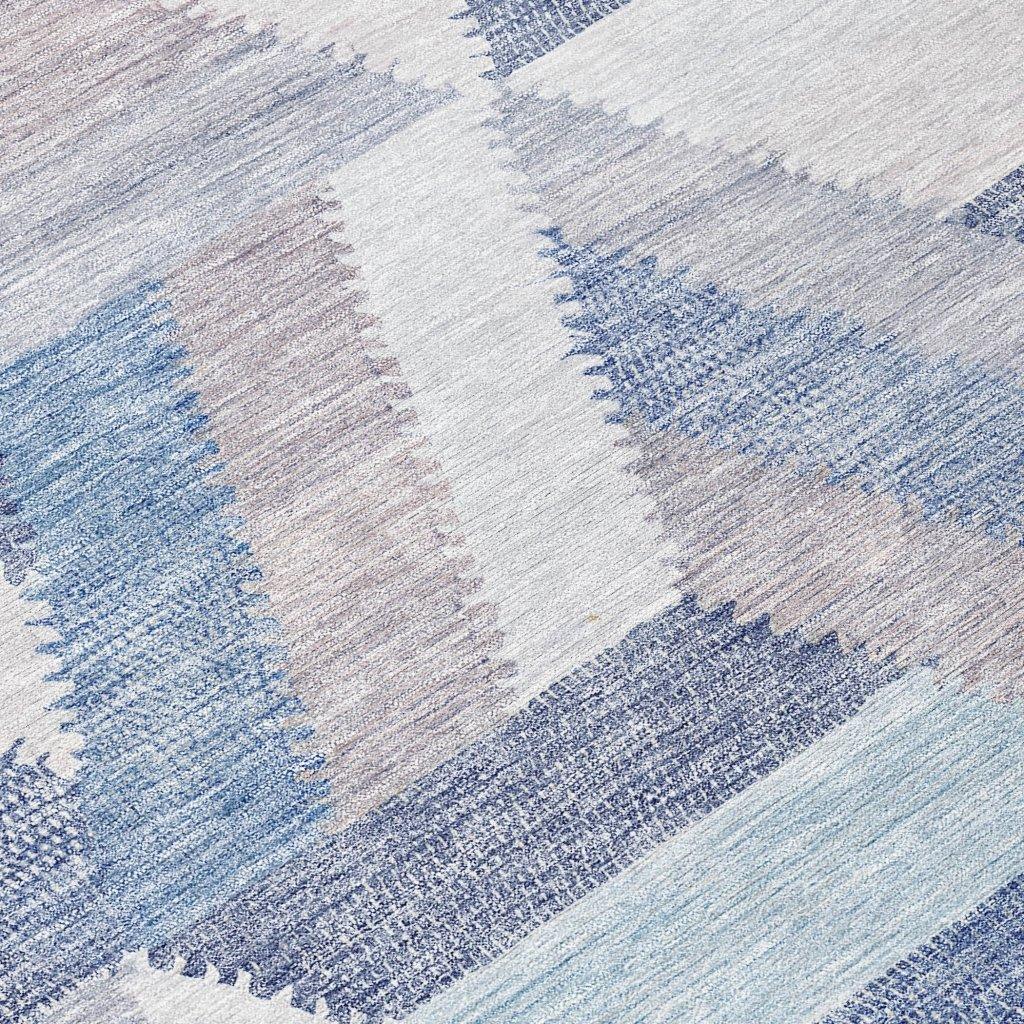 Viella Denim Washable Indoor - Outdoor Rug - LOOMLAN - LOOMLAN Rugs - Outdoor Rugs