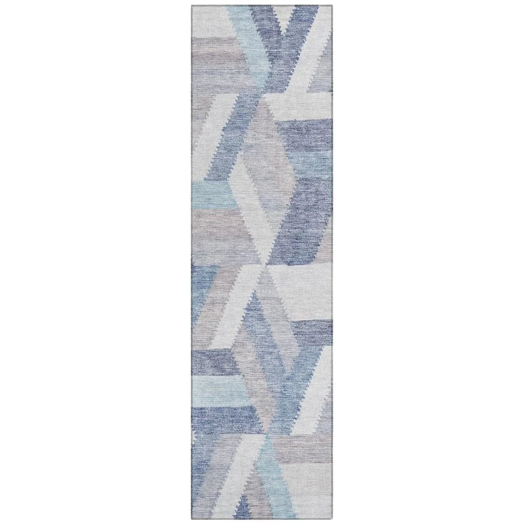 Viella Denim Washable Indoor - Outdoor Rug - LOOMLAN - LOOMLAN Rugs - Outdoor Rugs
