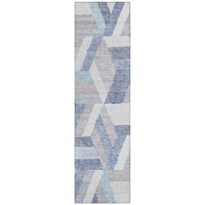 Viella Denim Washable Indoor - Outdoor Rug - LOOMLAN - LOOMLAN Rugs - Outdoor Rugs