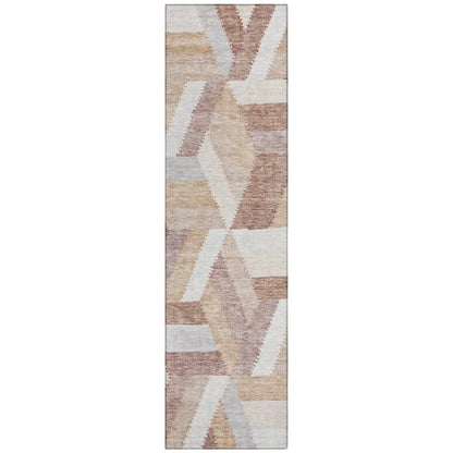 Viella Orange Washable Indoor - Outdoor Rug - LOOMLAN - LOOMLAN Rugs - Outdoor Rugs