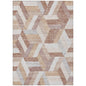 Viella Orange Washable Indoor - Outdoor Rug - LOOMLAN - LOOMLAN Rugs - Outdoor Rugs