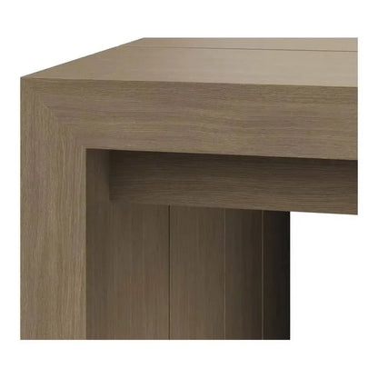 Viga Wooden Outdoor Rectangular Coffee Table-Outdoor Coffee Tables-SUNPAN-LOOMLAN