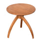 Vikram Wooden Round Side Table - LOOMLAN - Noir - Side Tables
