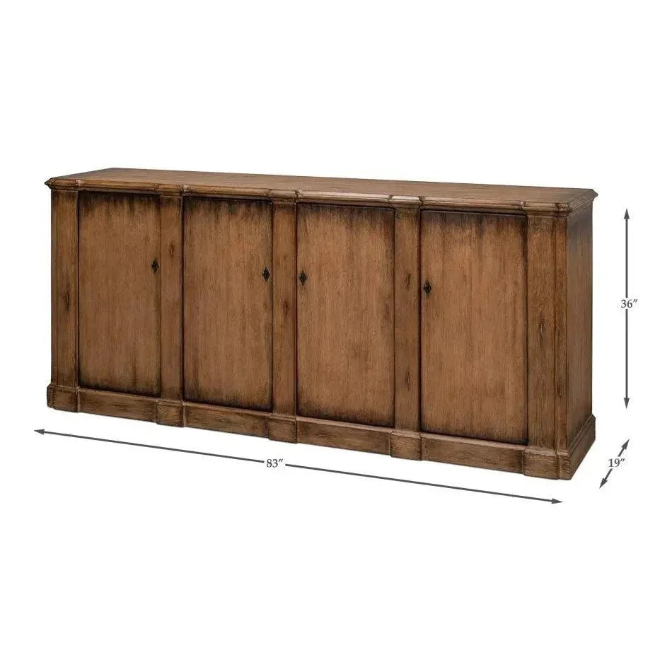 Villefranche Sideboard Brown - LOOMLAN - Sarreid - Sideboards